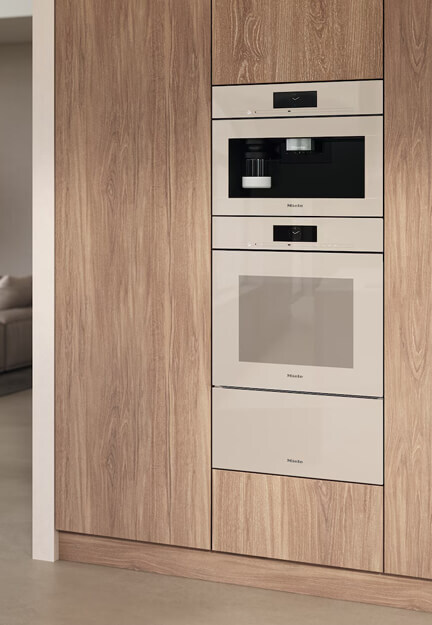 Miele beige apparatuur